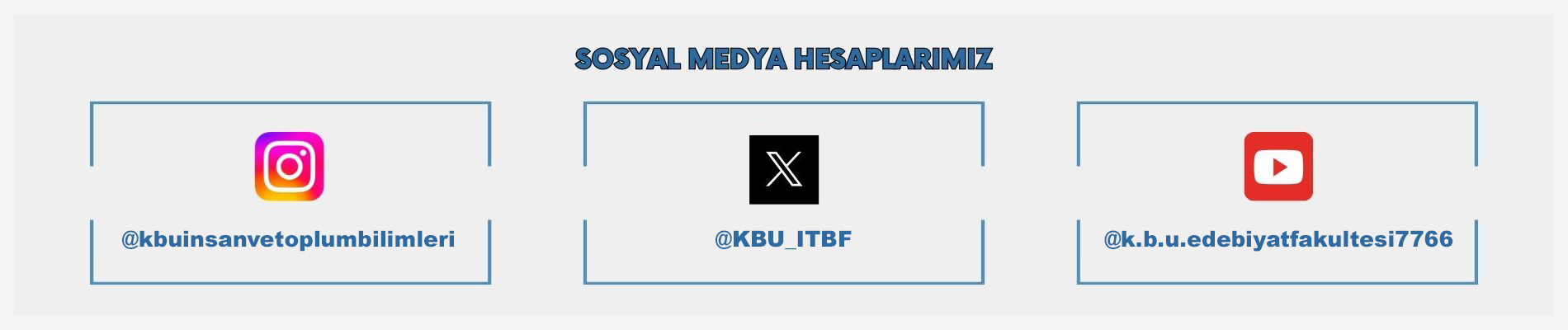 SOSYAL MEDYA HESAPLARIMIZ